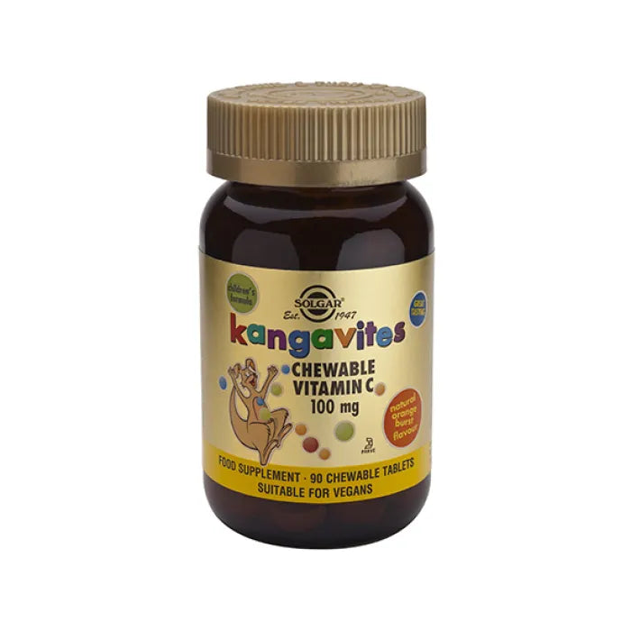 Solgar Kangavites Chewable Vit C Zesty Orange 90 Softgels