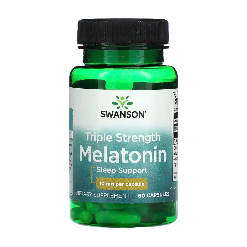 Swanson Ult Triple Str Melatonin 10mg 60cap