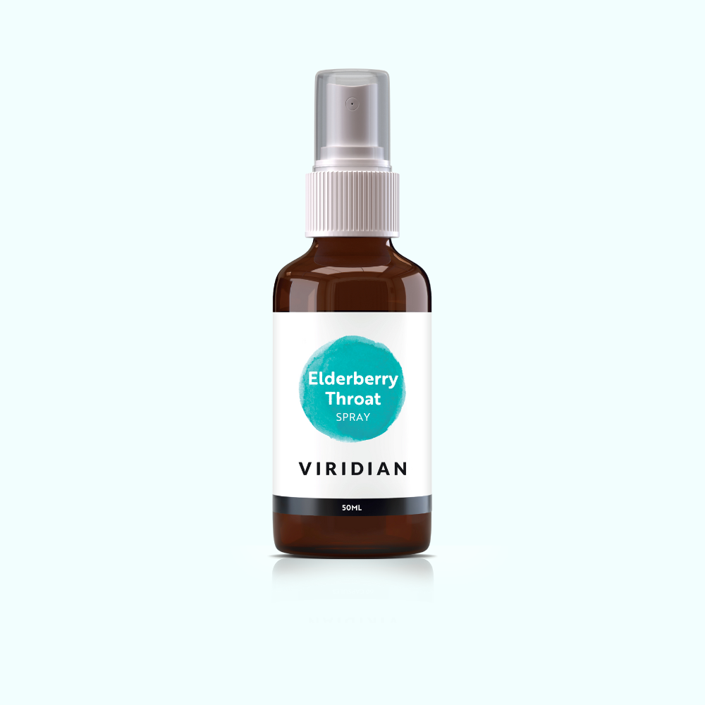 Viridian Organic Elderberry Throat Spray NV 50Ml