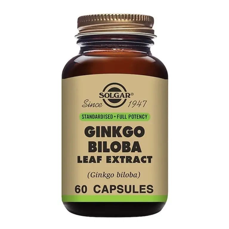 Solgar Ginkgo Biloba Leaf Extract Vegicaps 60