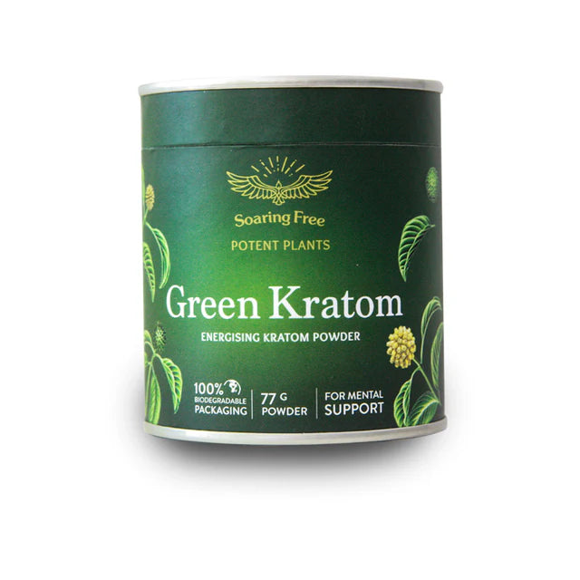 Soaring Free Kratom Green 77g - Potent Plants