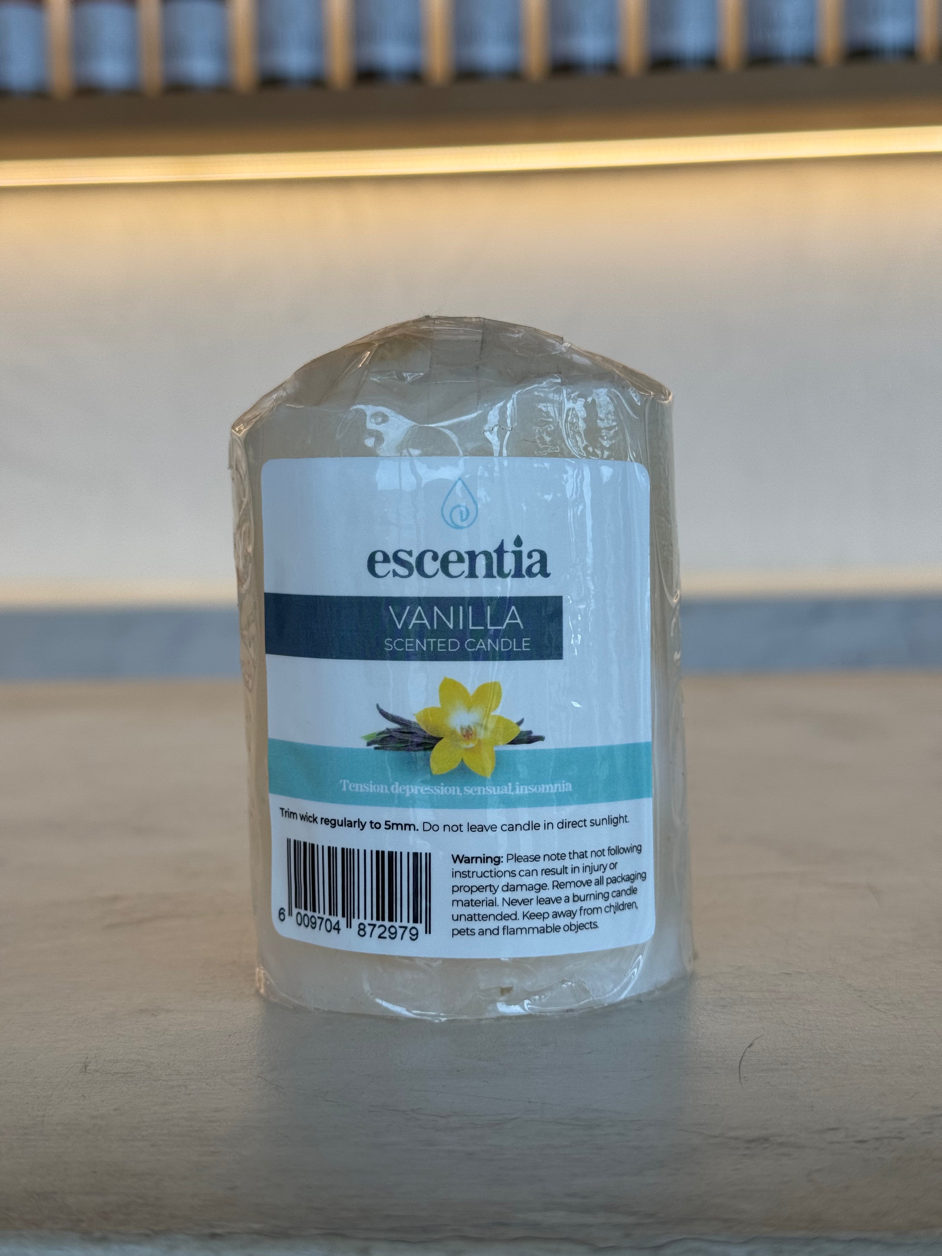 Escentia Candle - Vanilla (Cream)