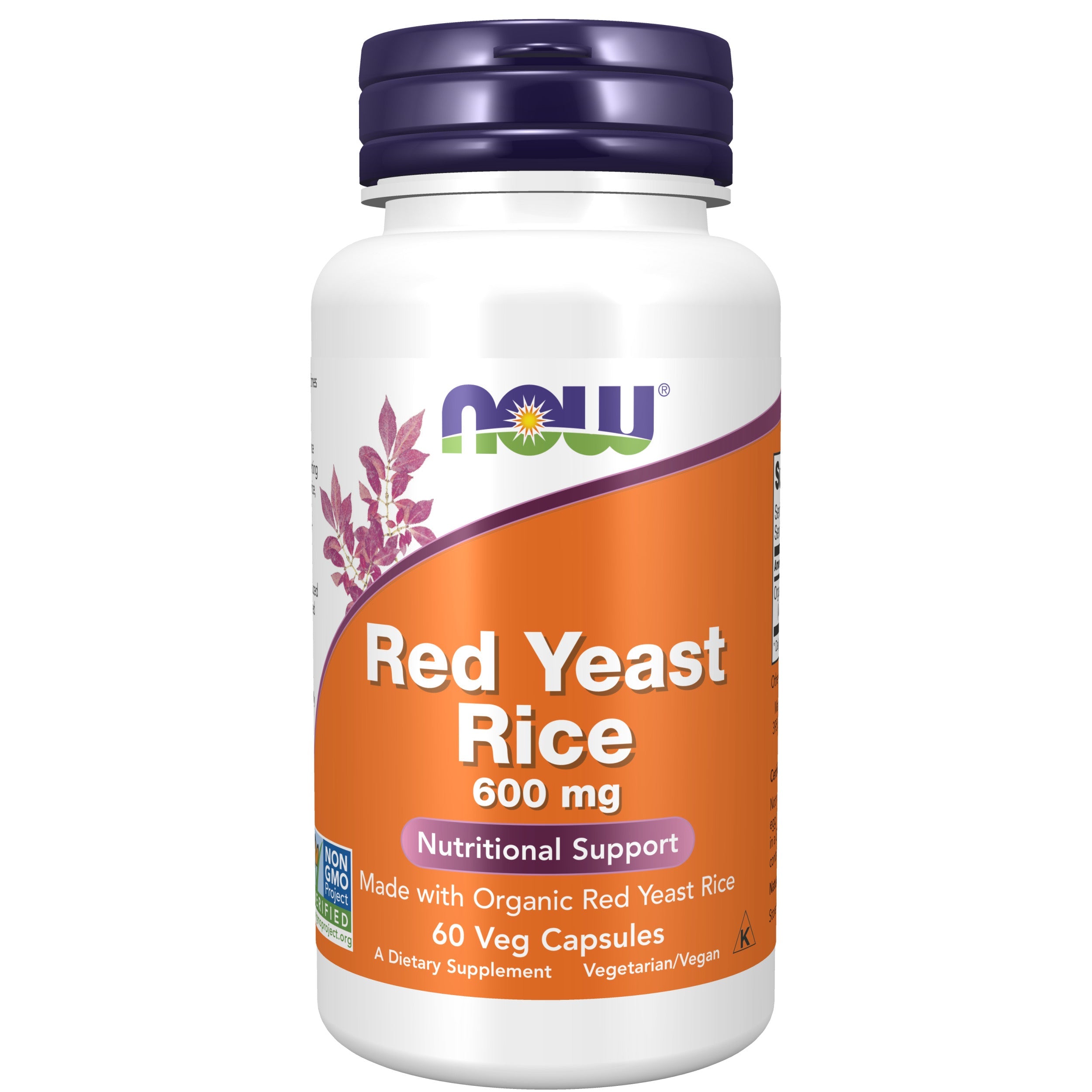 Now Foods Red Yeast Rice 600 mg - 60 Veg Capsules