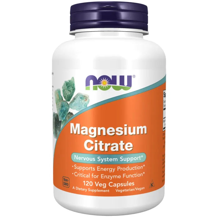 Now Foods Magnesium Citrate 200 mg - 100 Tablets