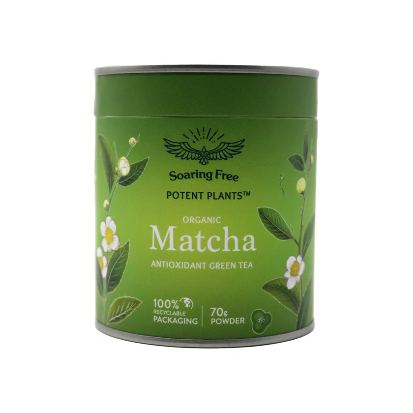 Soaring Free Matcha Potent Plants 70g Organic
