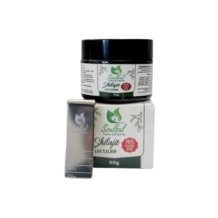 S & O Shilajit Resin 70% Fulvic Acid 50g