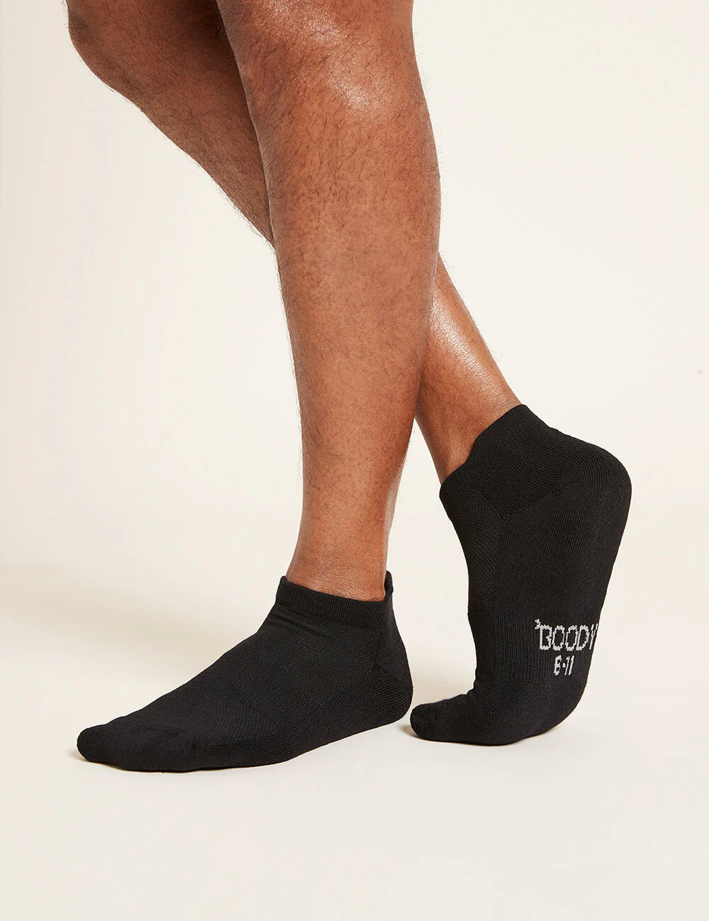 Boody Men's Sport Ankle Socks Black 6-11