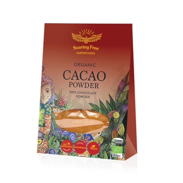 Soaring Free Cacao Powder 200g Organic