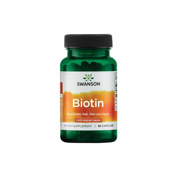 Swanson Biotin 5,000 mcg - 30ct