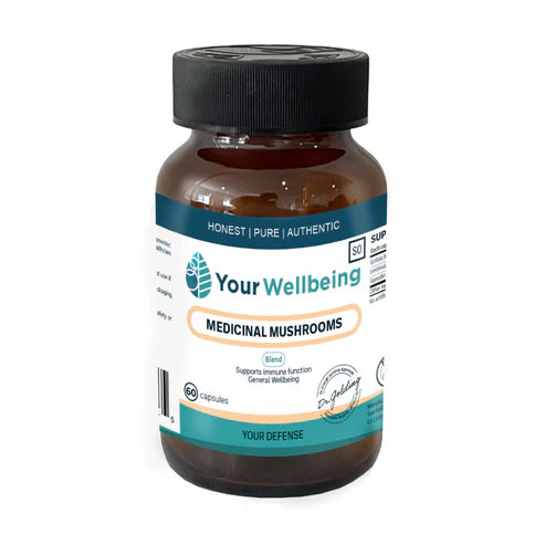 YWB Medicinal Mushrooms 645mg 60S