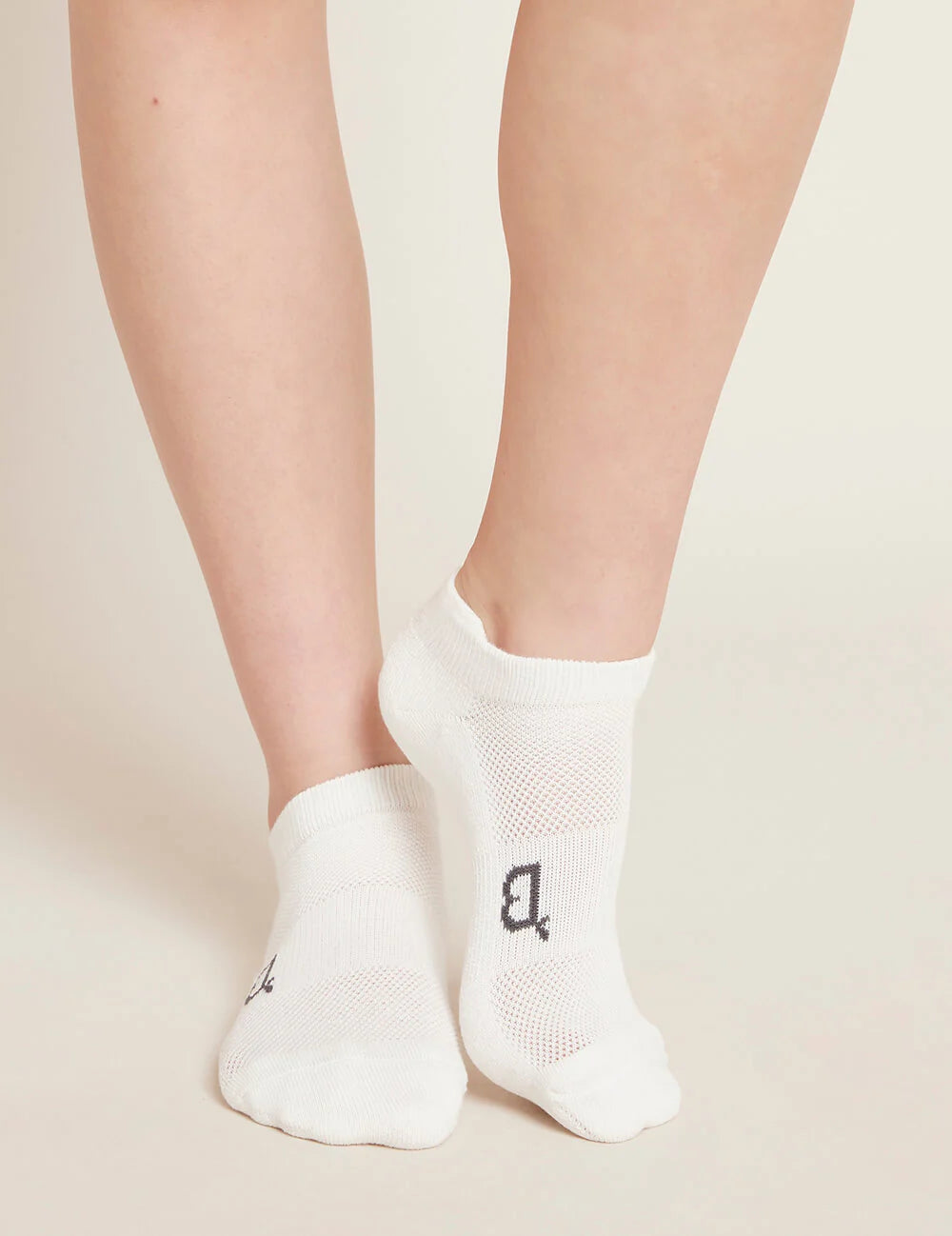 Boody Women's Sport Ankle Socks-White-3-9