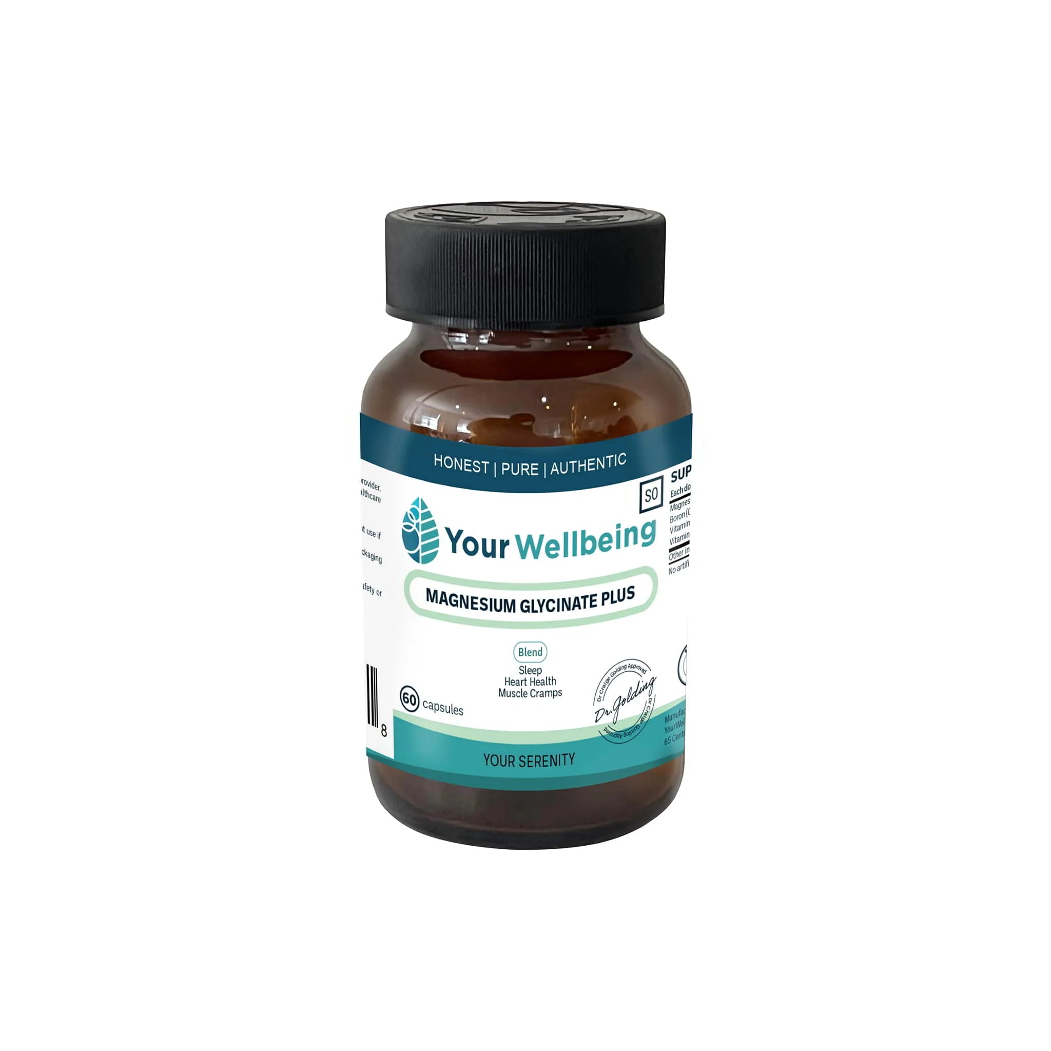 YWB Magnesium Glycinate Plus 1000mg 60S