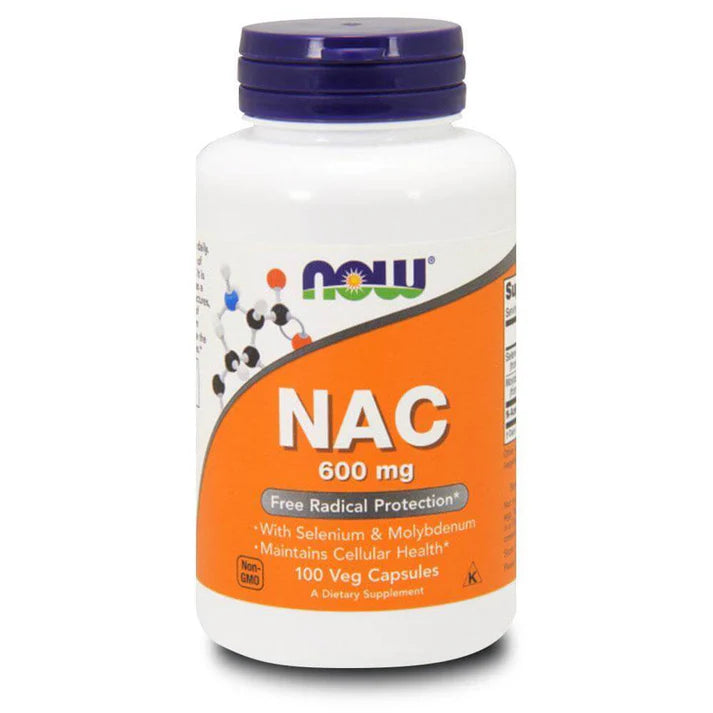 Now Foods NAC 600Mg - 100 Veg Capsules