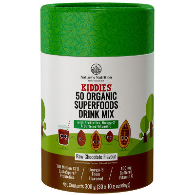 Nature's Nutrition Kiddies Superfoods - Raw Chocolate 300g Core
