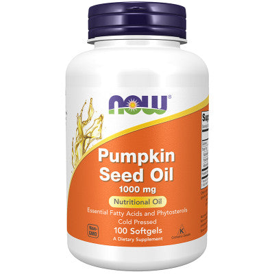 Now Foods Pumpkin Seed Oil 1000mg - 100 Softgels