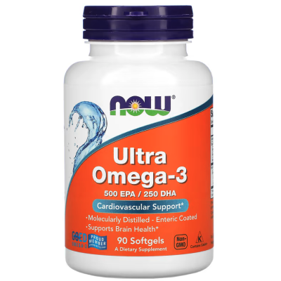 Now Foods Ultra Omega-3 (Bovine Gelatin) - 90 Softgels