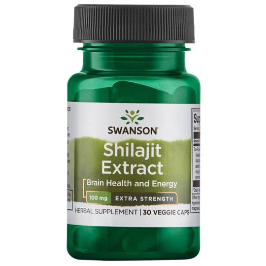 Swanson Herb Shilajit Extract - Extra Strength 100 mg 30Veg Caps