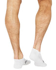 Boody Men's Sport Ankle Socks-White-6-11