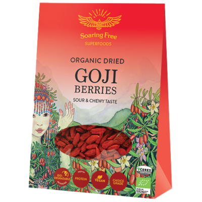 Soaring Free Goji Berries 200g Organic