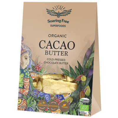 Soaring Free Cacao Butter 200g Organic