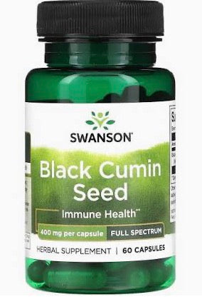 Swanson Black Cumin Seed 400mg