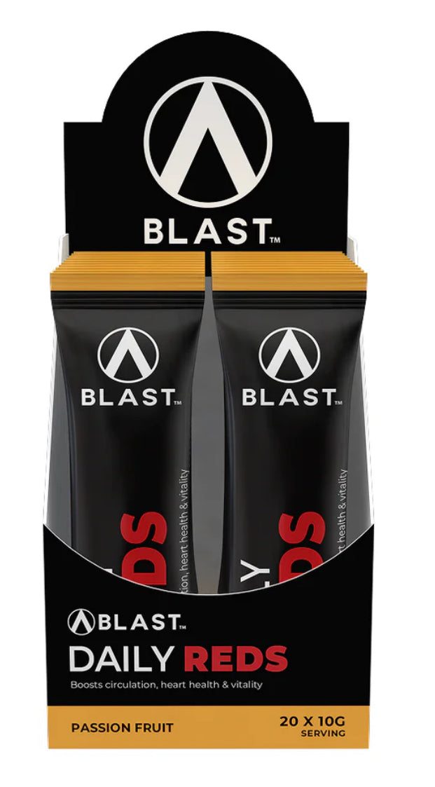 BLAST Daily Reds Sachets Box (Passion Fruit) 20 x 10g servings – Health ...