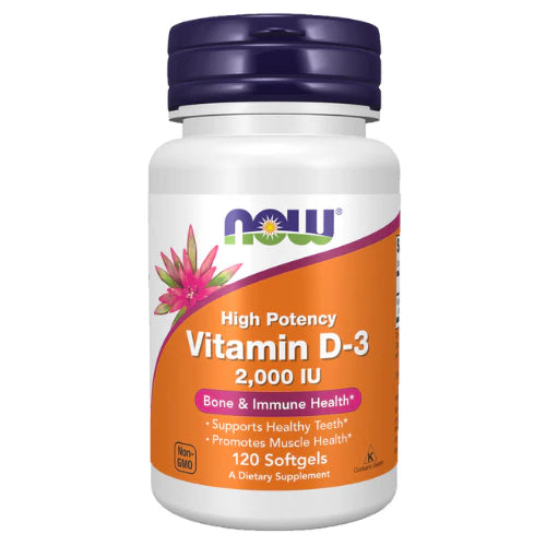 Now Foods Vitamin D-3 2000 is - 120 softgels