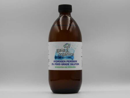 Gaia Organics Hydrogen Peroxide 3% Food Grade 500ml