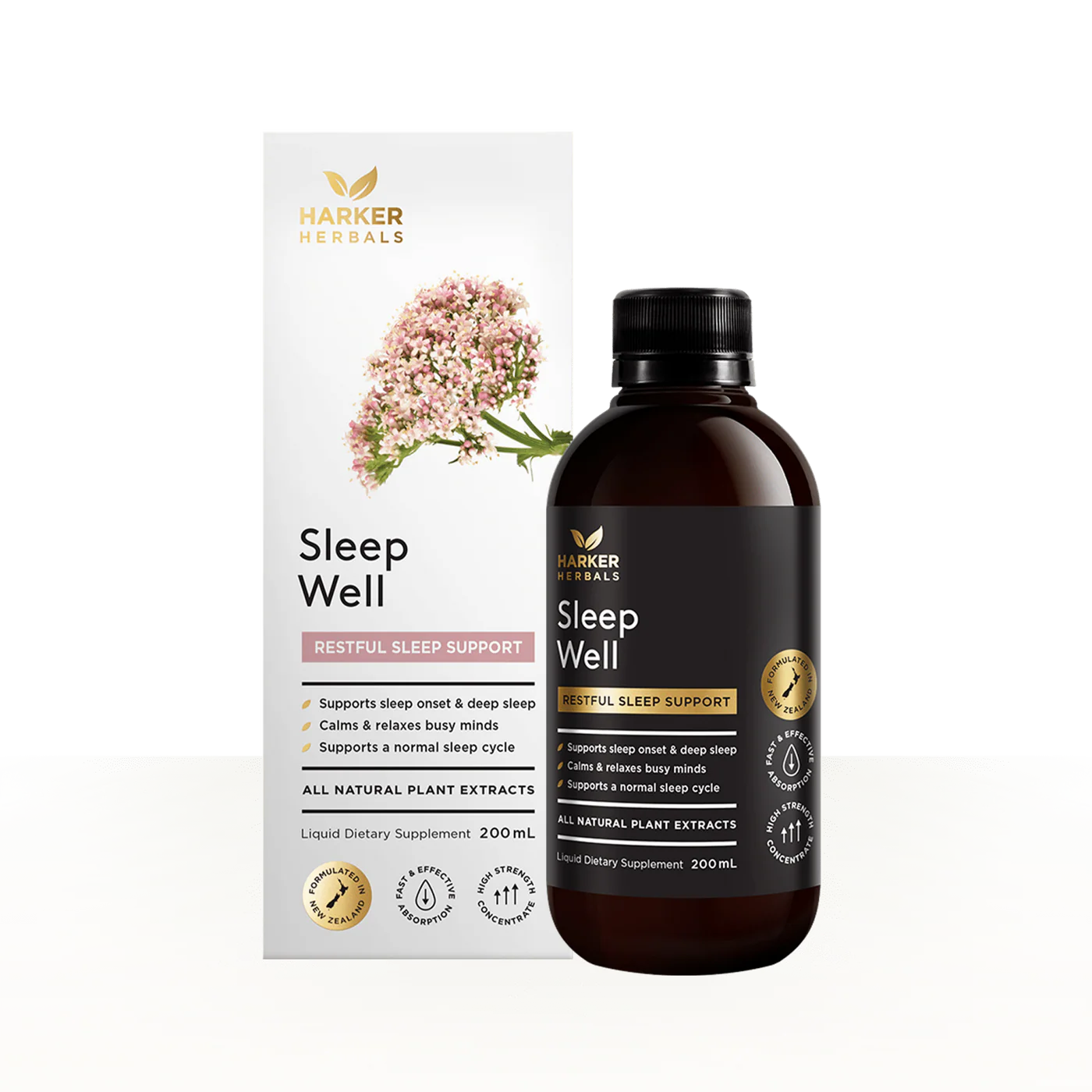 GH Harker Herbal Sleep Well Syrup 200ml